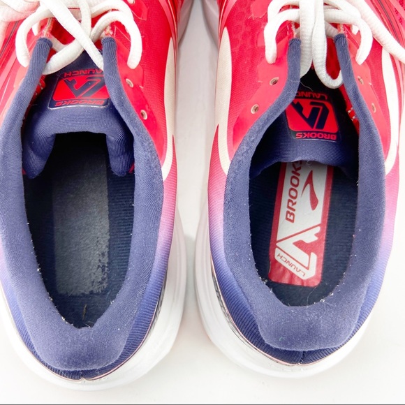 Brooks Launch 2 Running Shoe Pink Cushioned Walk - Picture 11 of 12
